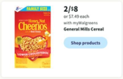 Walgreens General mills cereal offer