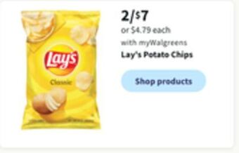 Walgreens Lay's potato chips offer