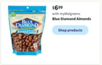 Walgreens Blue diamond almonds offer