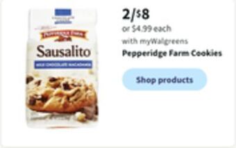 Walgreens Pepperidge farm cookies offer