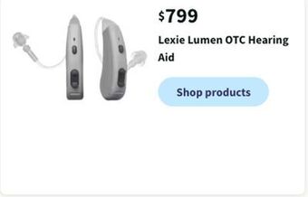 Walgreens Lexie lumen otc hearing aid offer