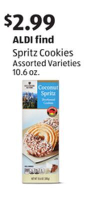 Aldi Spritz cookies offer
