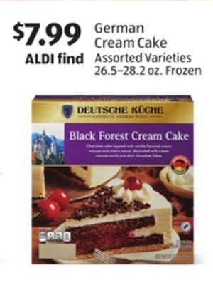 Aldi German cream cake offer