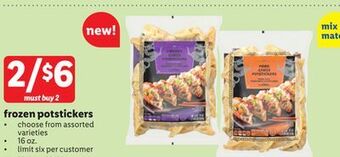 Lidl Frozen potstickers offer
