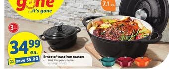 Lidl Ernesto cast iron roaster offer