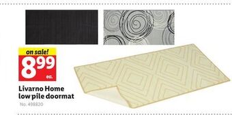 Lidl Livarno home low pile doormat offer