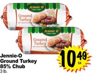 Superior Grocers Jennie-o ground turkey 85% chub offer
