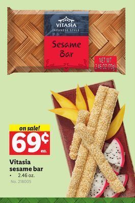 Lidl Vitasia sesame bar offer