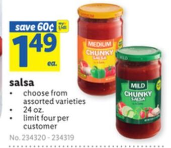 Lidl Salsa offer