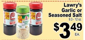 Superior Grocers Lawry's garlic or seasoned salt offer