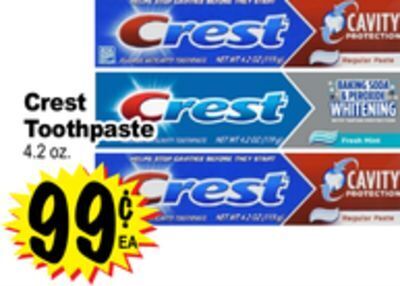 Superior Grocers Crest toothpaste offer