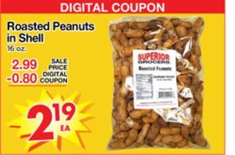 Superior Grocers Roasted peanuts in shell offer