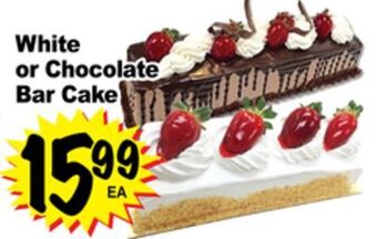 Superior Grocers White or chocolate bar cake offer