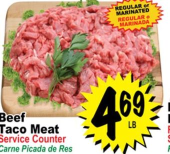 Superior Grocers Beef taco meat offer