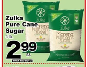 Superior Grocers Zulka pure cane sugar offer