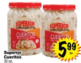 Superior Grocers Superior cueritos offer