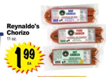 Superior Grocers Reynaldo's chorizo offer