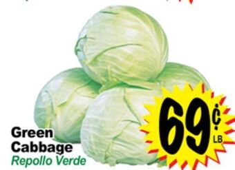 Superior Grocers Green cabbage offer