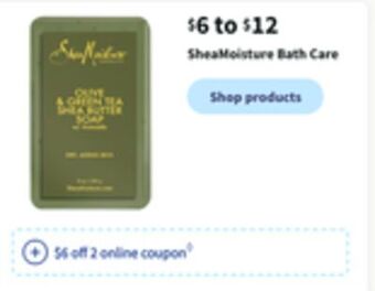 Walgreens Sheamoisture bath care offer