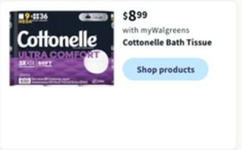 Walgreens Cottonelle bath tissue offer