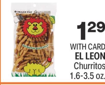 CVS El leon churritos 1.6-3.5 oz offer