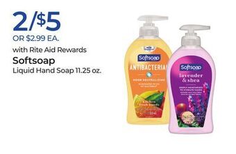 Rite Aid Softsoap offer