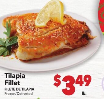Vallarta Supermarkets Tilapia fillet/filete de tilapia offer