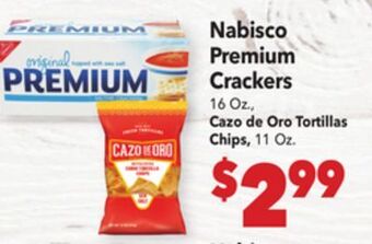 Vallarta Supermarkets Nabisco premium crackers offer