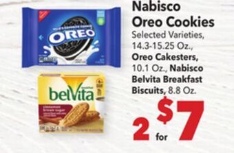 Vallarta Supermarkets Nabisco oreo cookies offer