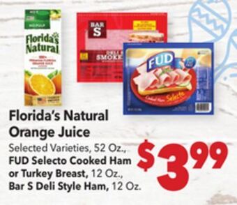 Vallarta Supermarkets Florida's natural orange juice offer