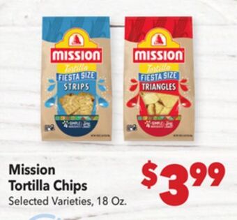 Vallarta Supermarkets Mission tortilla chips offer