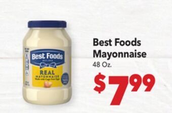 Vallarta Supermarkets Best foods mayonnaise offer