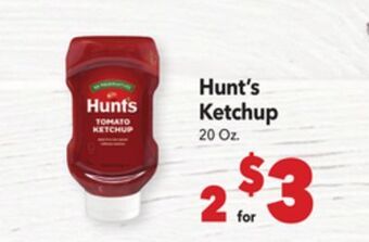 Vallarta Supermarkets Hunt's ketchup offer