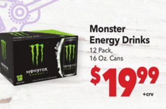 Vallarta Supermarkets Monster energy drinks offer