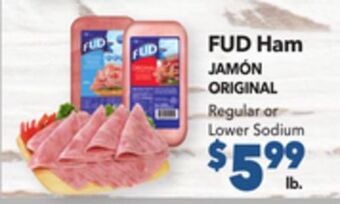 Vallarta Supermarkets Fud ham / jamón original offer