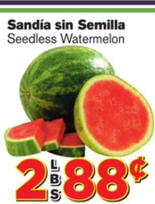 El Super Fresh Seedless watermelon offer