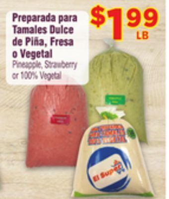 El Super Fresh Pineapple, strawberry offer