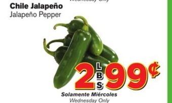 El Super Fresh Jalapeño pepper offer
