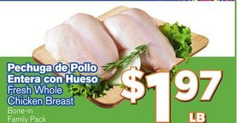 El Super Fresh Fresh whole chicken breast offer