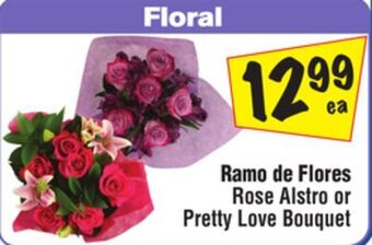 El Super Rose alstro or pretty love bouquet offer