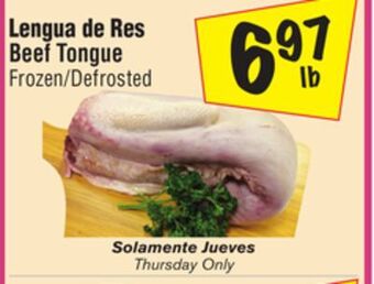 El Super Beef tongue offer