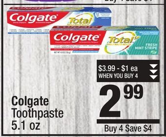 Super King Markets Colgate toothpaste offer