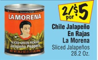 El Super La morena sliced jalapeños offer
