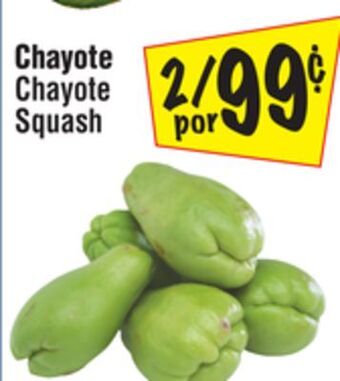 El Super Chayote squash offer