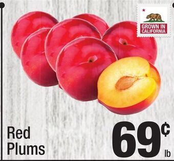Super King Markets Red plums offer