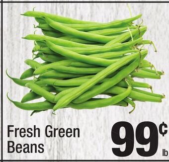 Super King Markets Fresh green beans offer