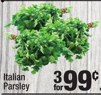 Super King Markets Italian parsley offer