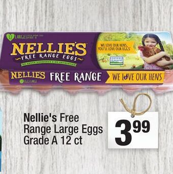 Super King Markets Nellie's free range large eggs grade a offer