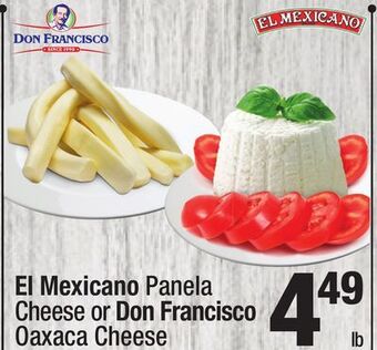 Super King Markets El mexicano panela cheese or don francisco oaxaca cheese offer