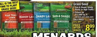 Menards Schultz sun & shade mix grass seed - 3 lbs offer